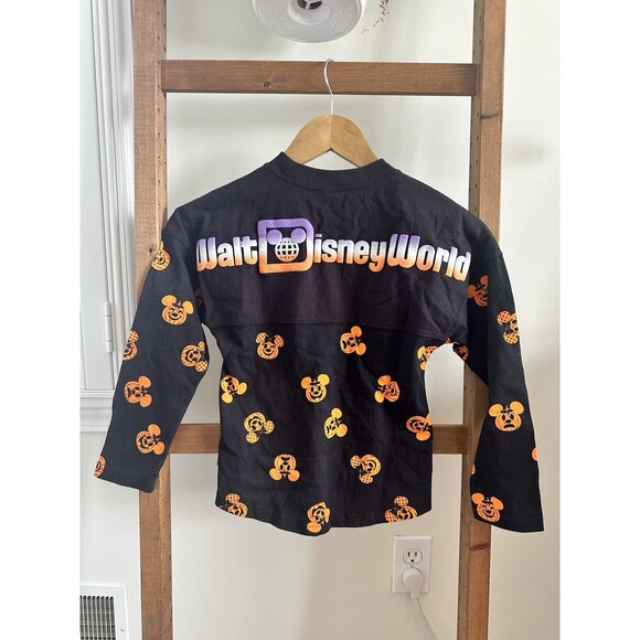 DISNEY HAPPY HALLOWEEN SPIRIT JERSEY GLOW IN THE DARK KIDS SIZE Small - Picture 2 of 6